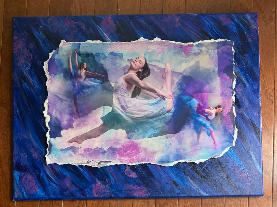 Custom Mixed-Media Fine Art Portrait