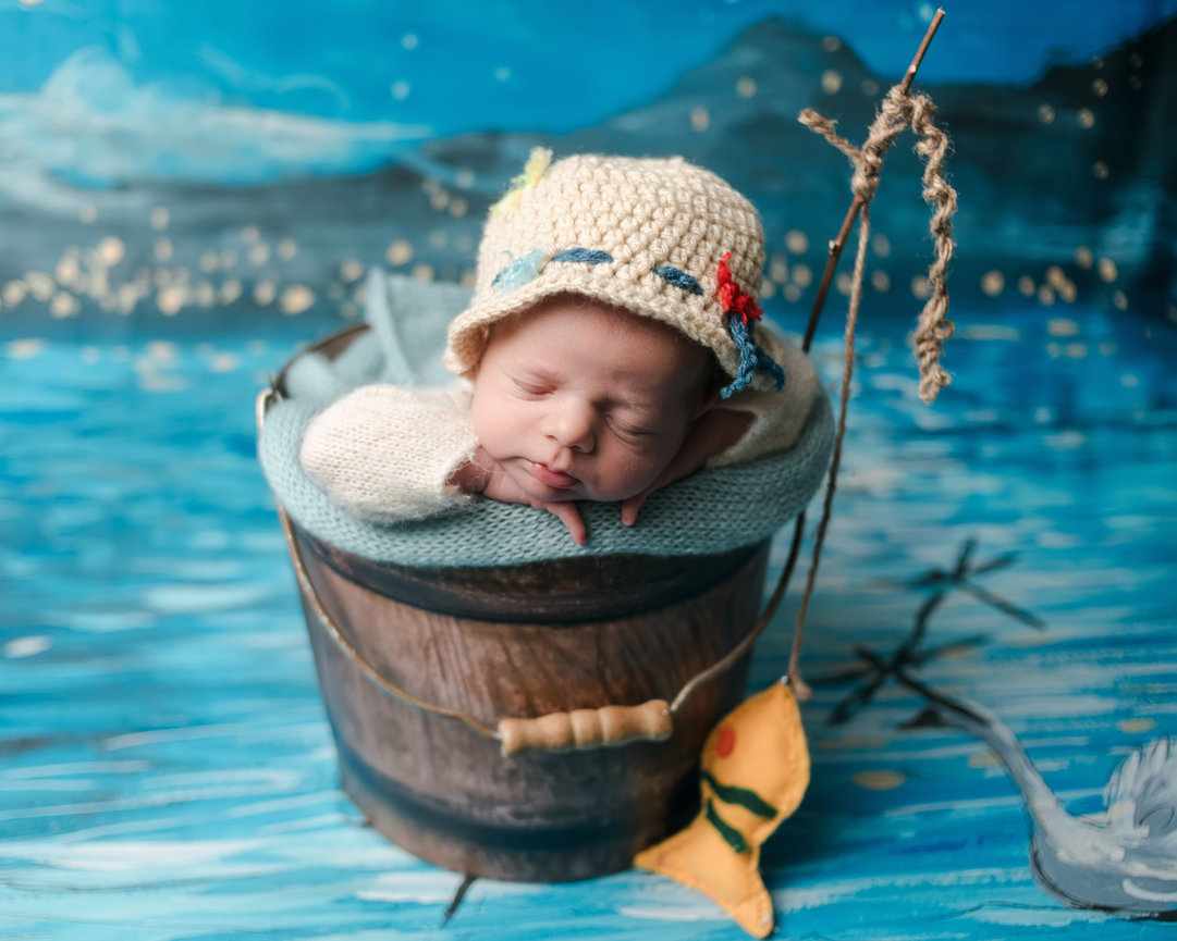 Elliott's Wrapped Newborn Session