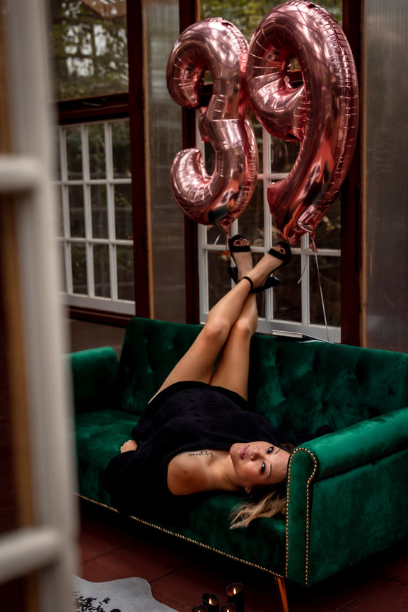 Embracing the Glow: A Maternity Boudoir Session in Arlington, TX