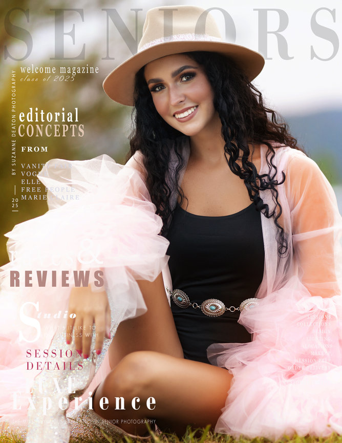 AND THE WINNER OF OUR 2025 SENIOR MAGAZINE COVER CONTEST IS . . .