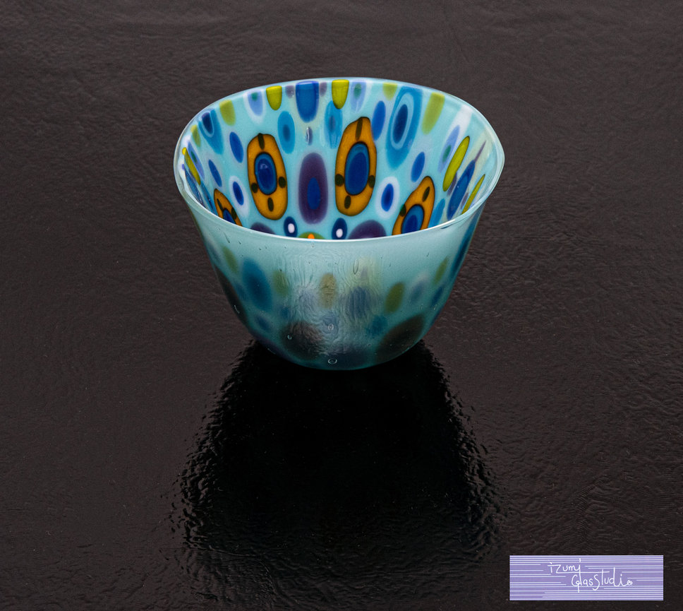 Izumi glass studio だより -自然からの色のプレゼント・サルスベリの花やヤブガラシの花の色- Gifts of Color from Nature