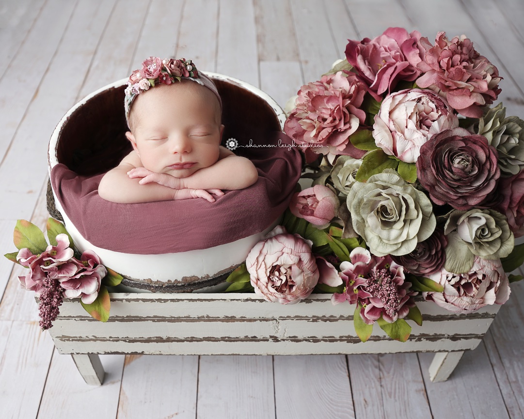 Beautiful Shanaya - Norcross Newborn Baby Photographer