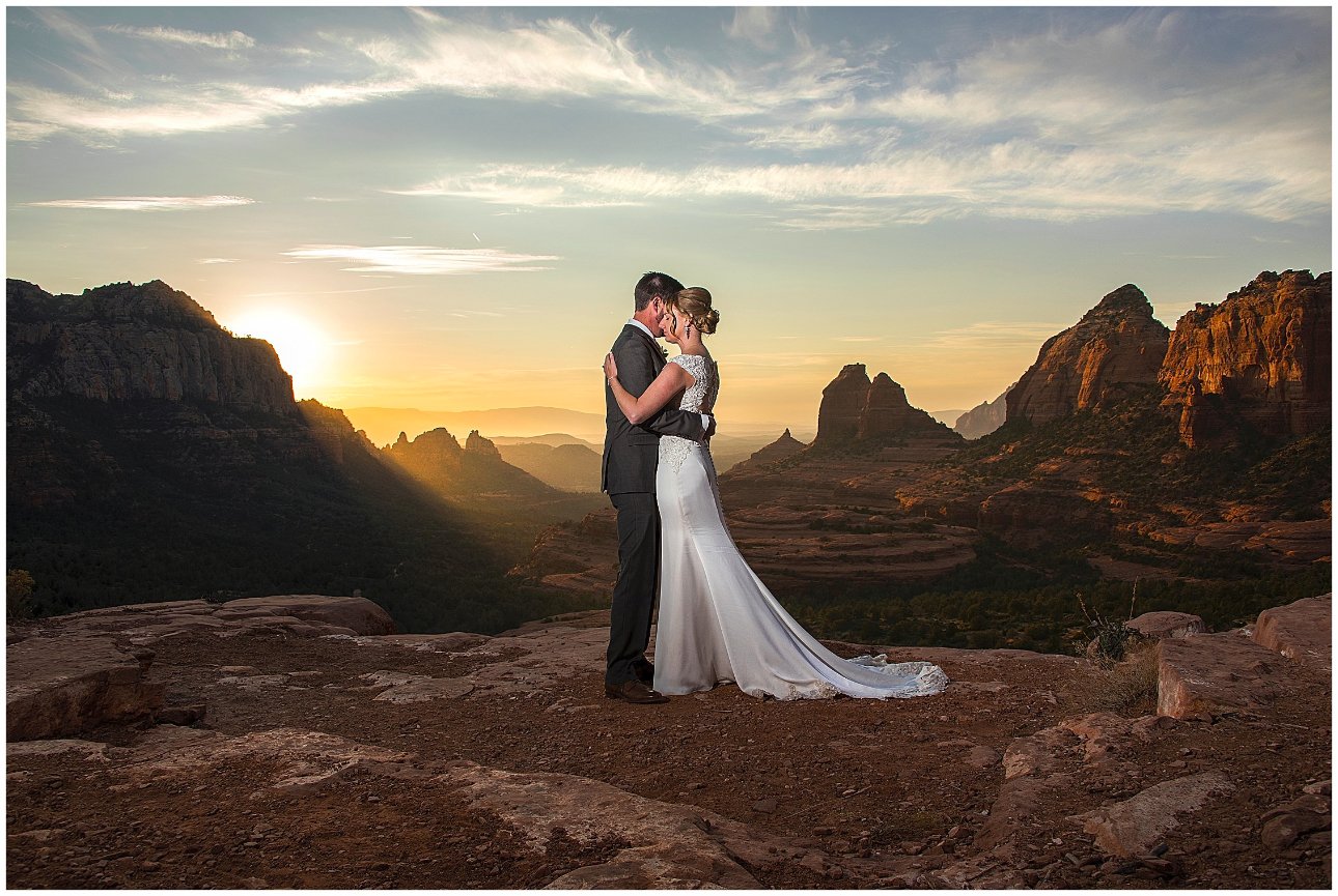Kristen and Brian - Adventurous Sedona Wedding Photographers