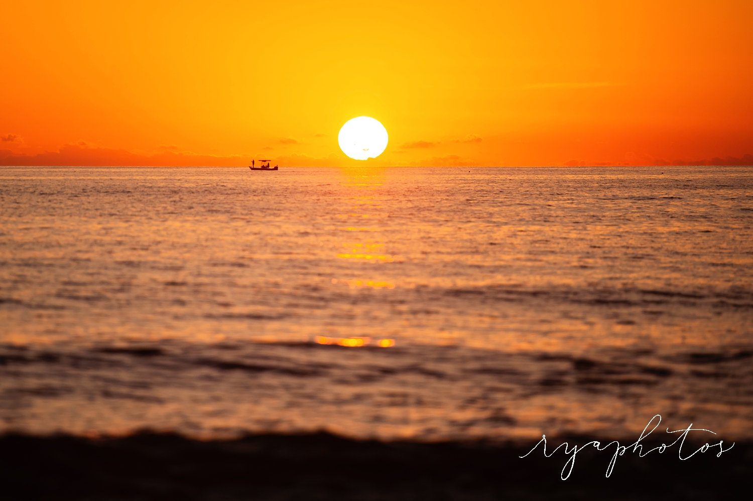 Naples, Florida sunset with boat silhouette, Naples sunset, Florida, Ryaphotos