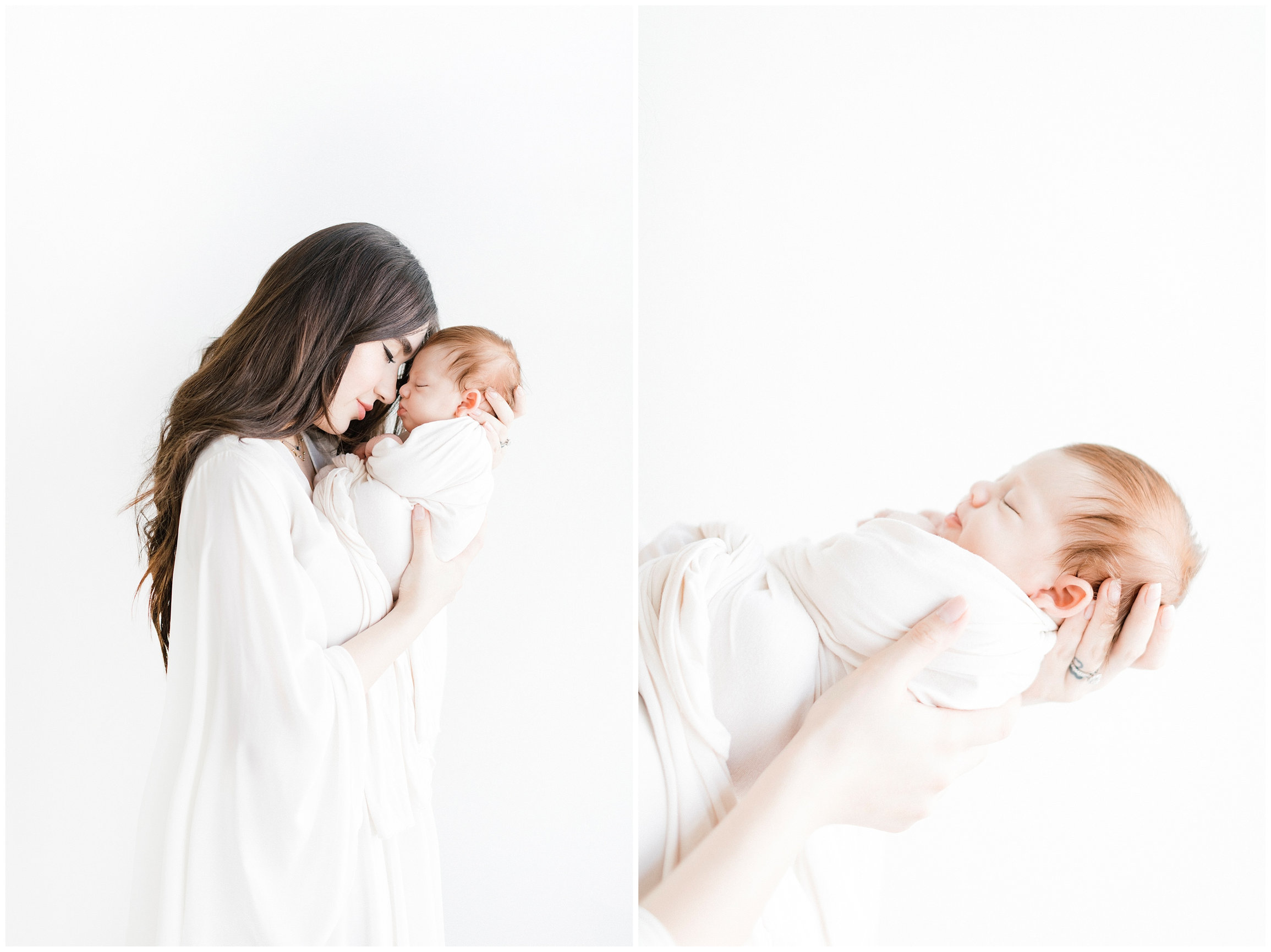 newborn and family photography in studio, orange county Newborn