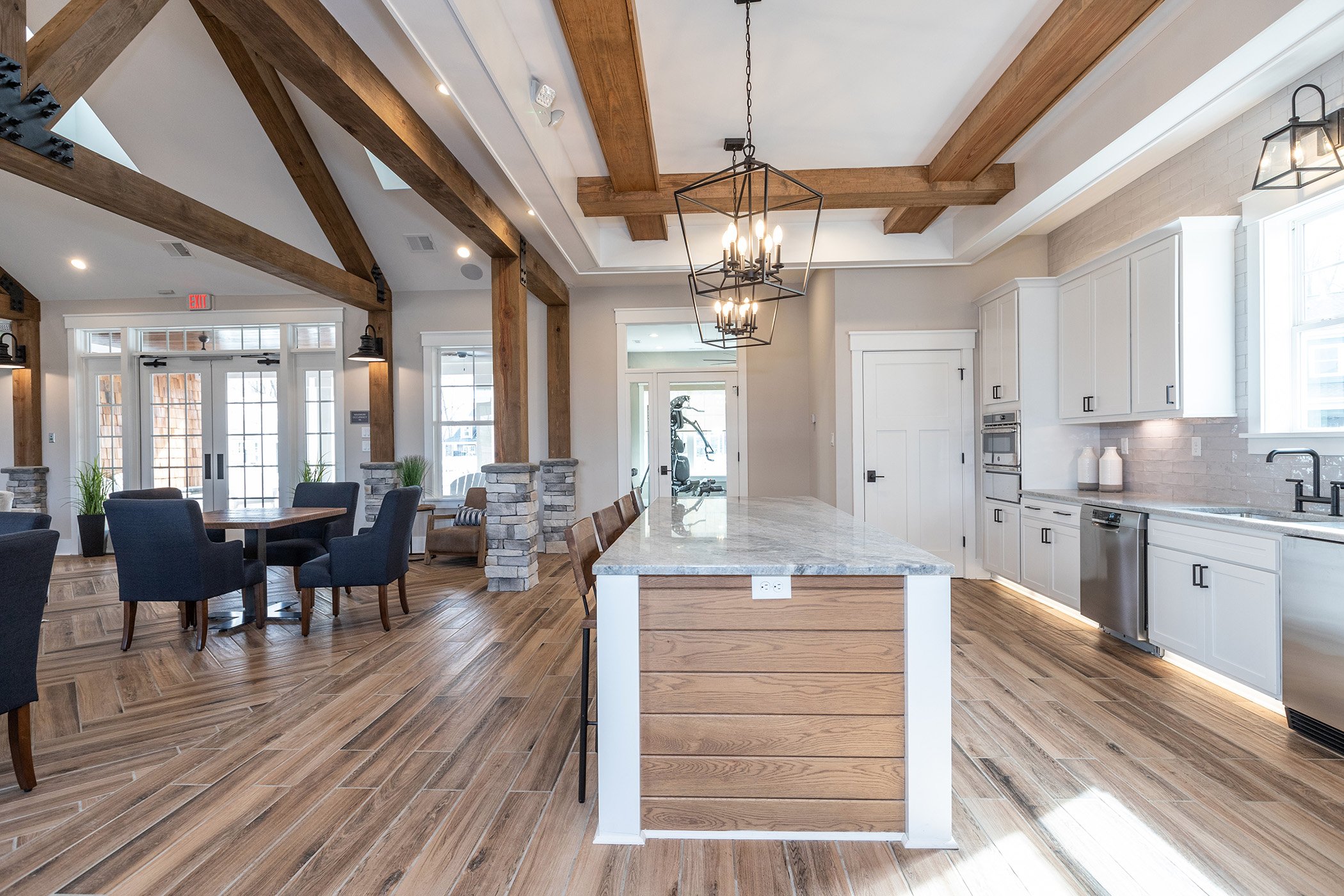 Kitchen Showroom: Modern Farmhouse with a Rustic Twist - Sawhill