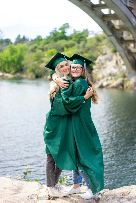 Outdoor friend bonding during graduation celebration at Detroit by Kemagery