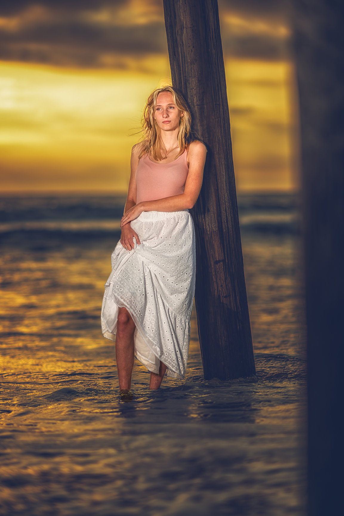 Custom Boat Tours Senior Portrait - Water Location Virginia Beach