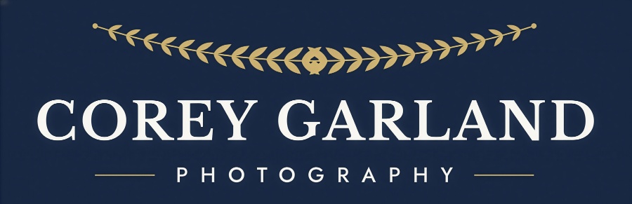 COREY GARLAND PHOTOGRAPHY Logo