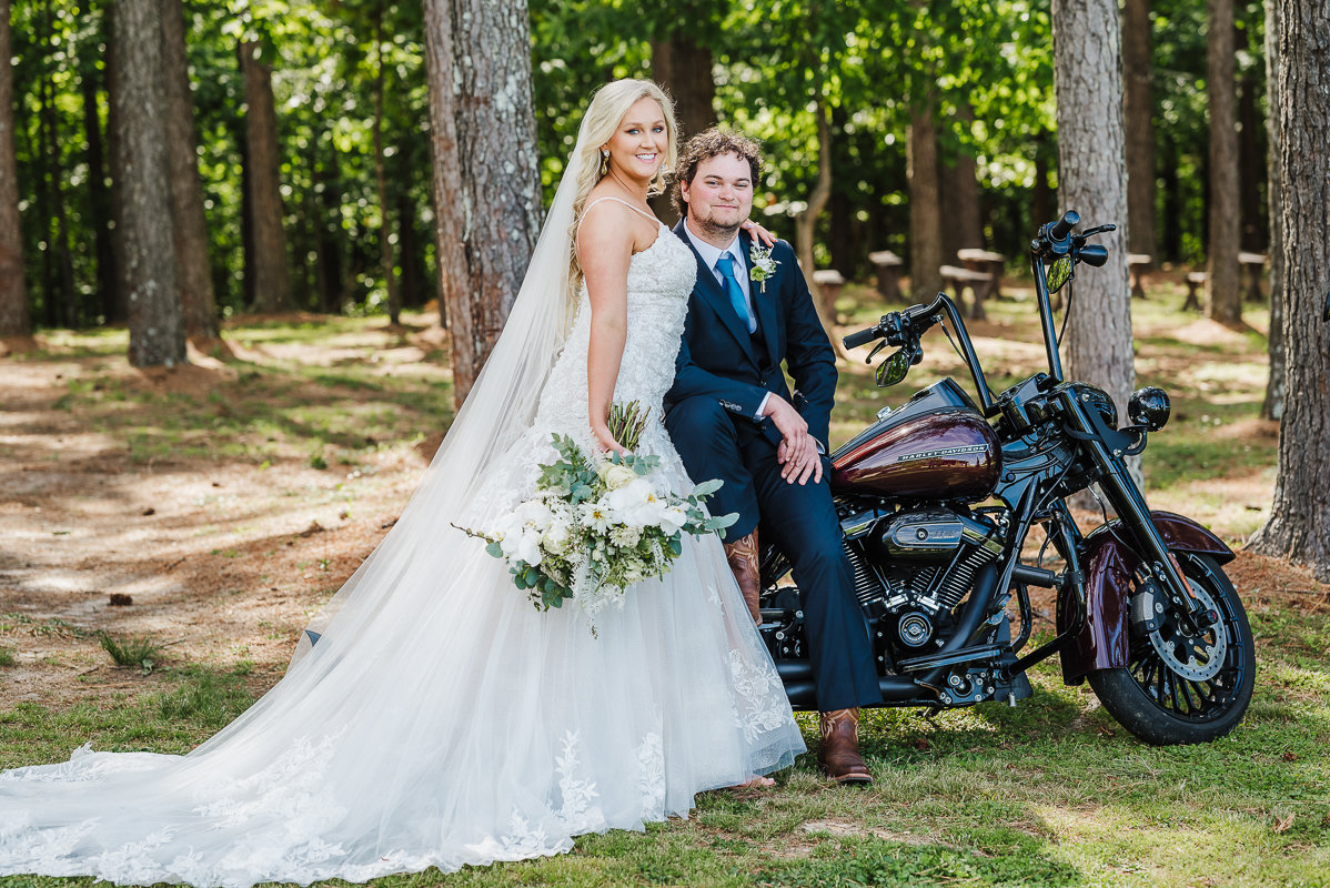 Katelyn Collin s Epic Motorcycle Entrance Wedding Bradford