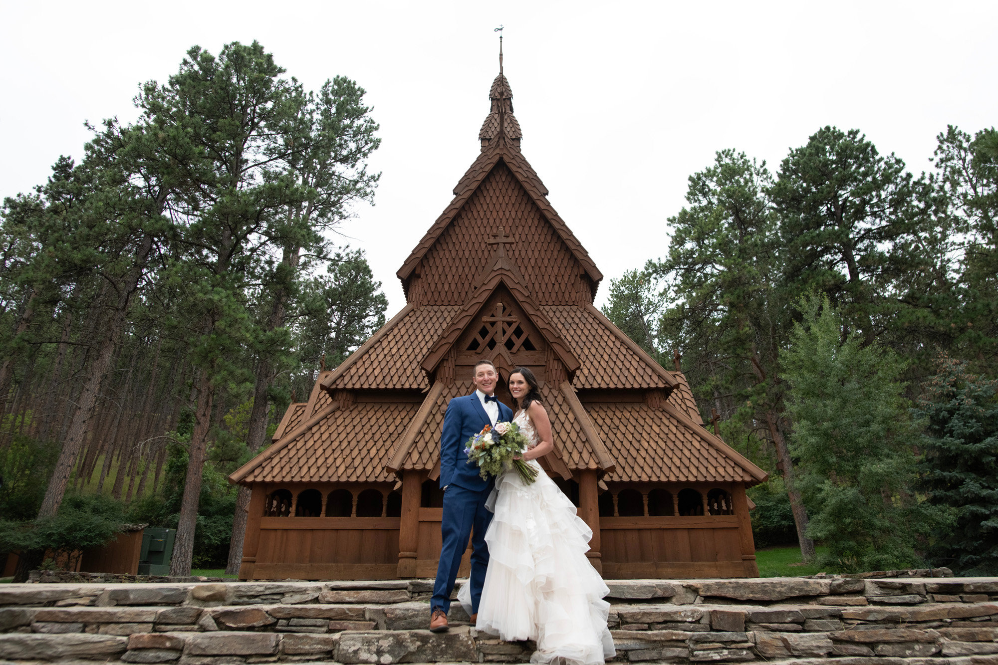 CJ and Amy - Wedding at the Chapel in the Hills in South Dakota ...