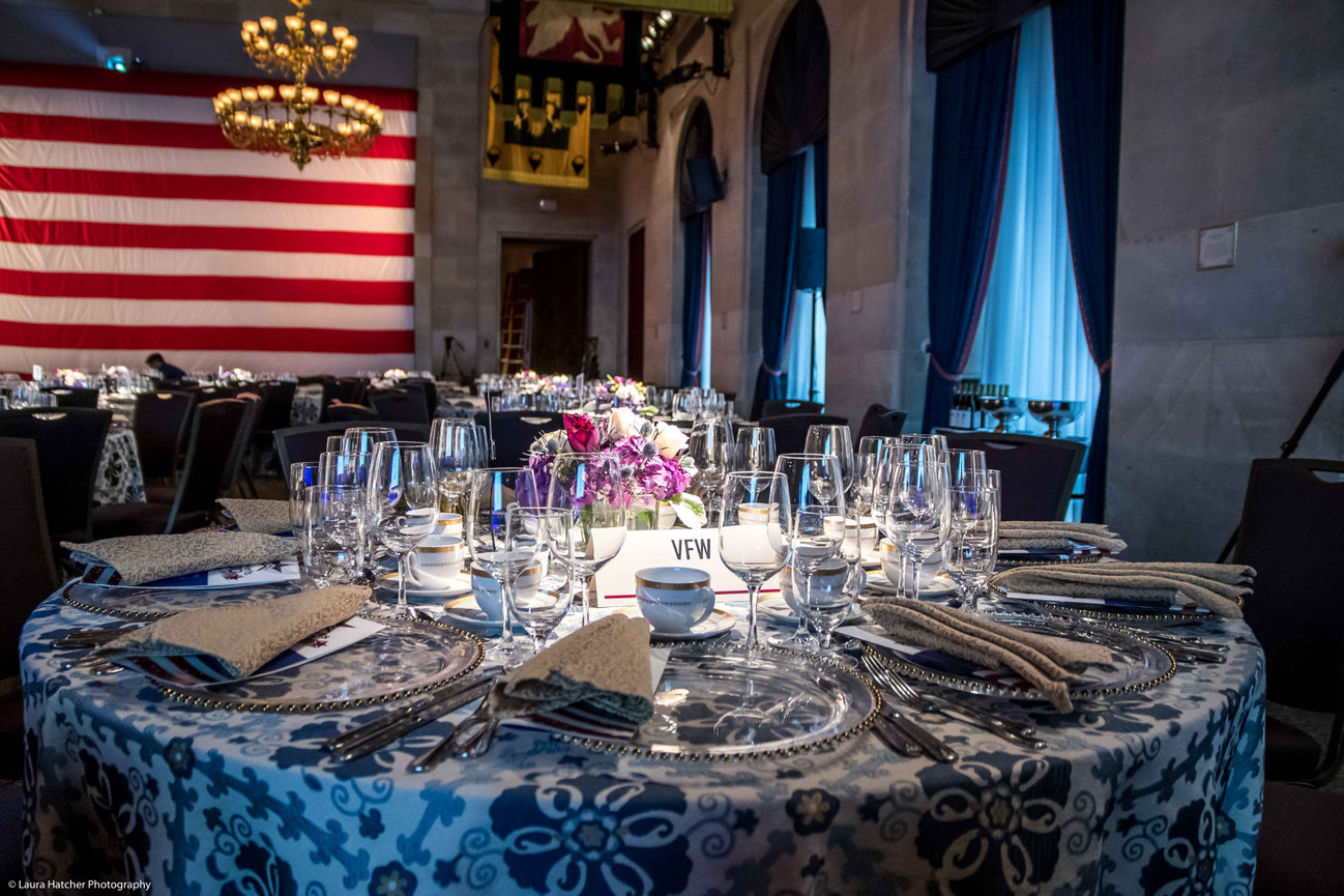Picture of a Gala table setting
