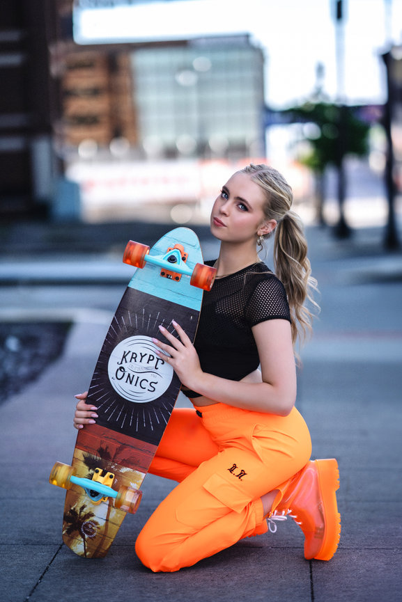Senior photography examples that reflect personality and style in Staunton, Illinois.