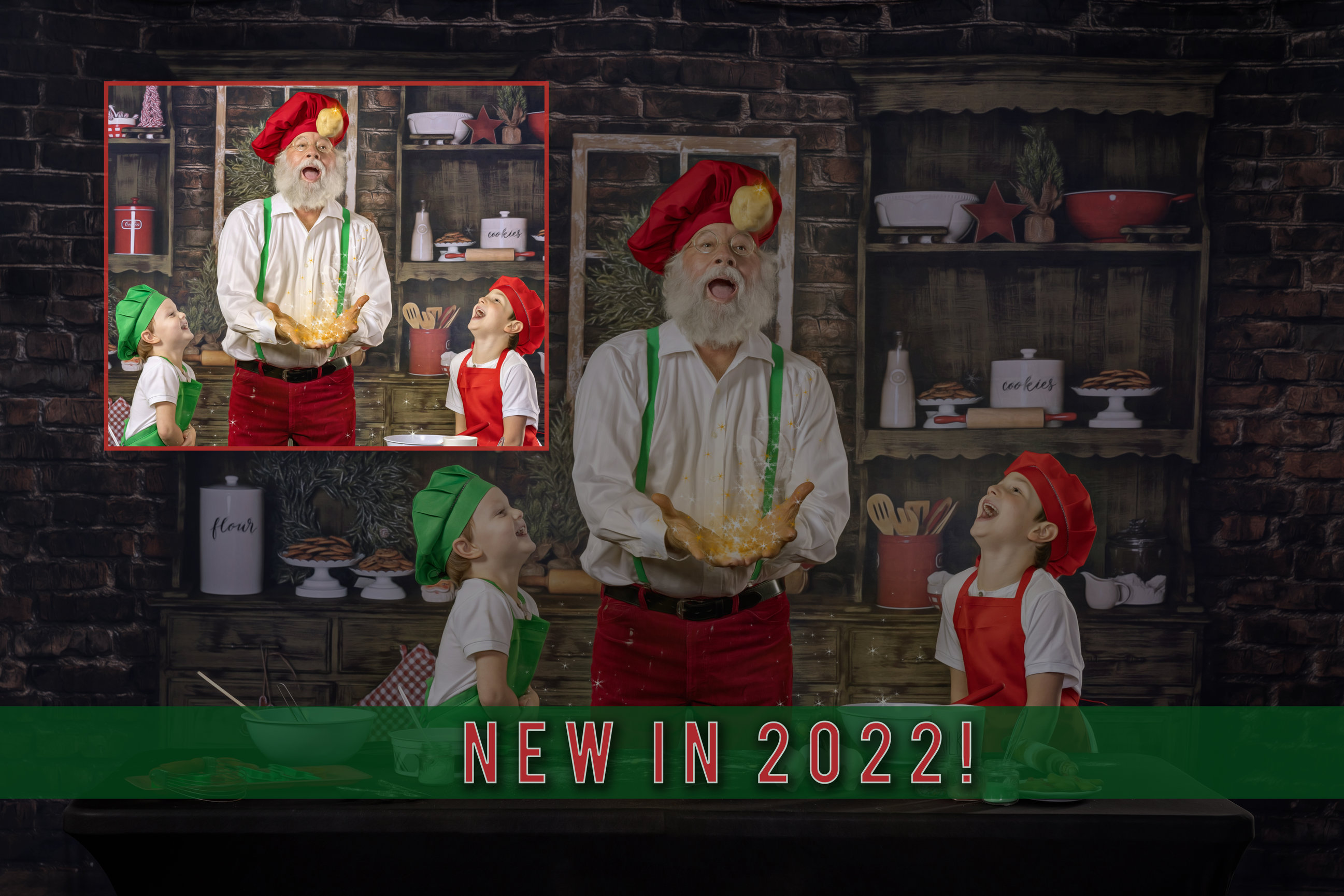 Baking with Santa - A Charleston Santa Experience