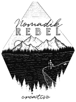Nomadik Rebel Creative Logo