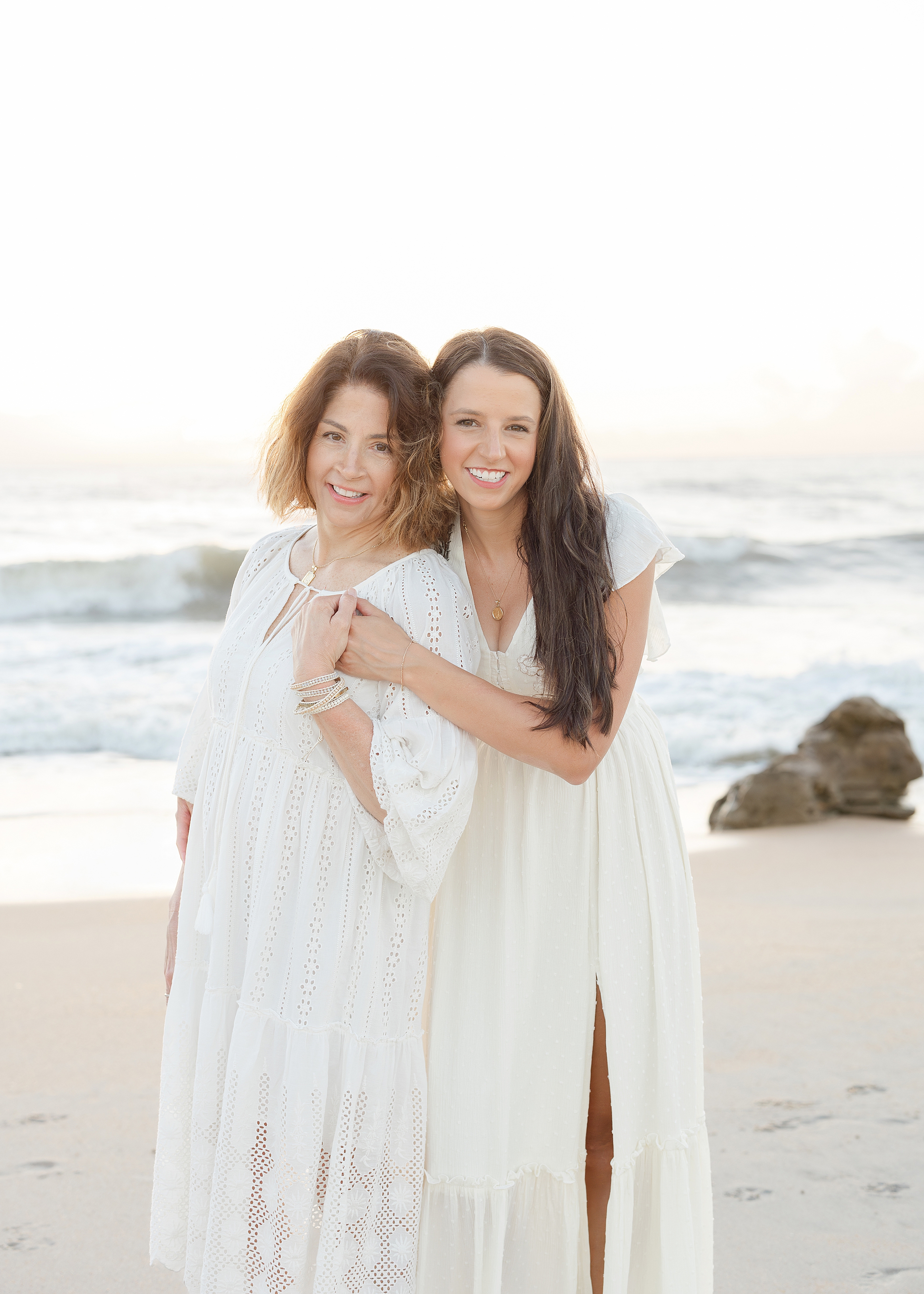 A light and airy family beach portrait in Saint Augustine, Florida.