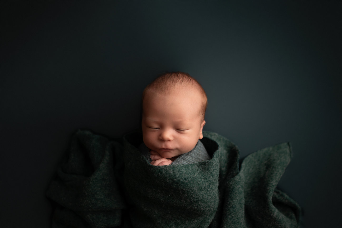 Studio newborn session la Crosse wisconsin photographer