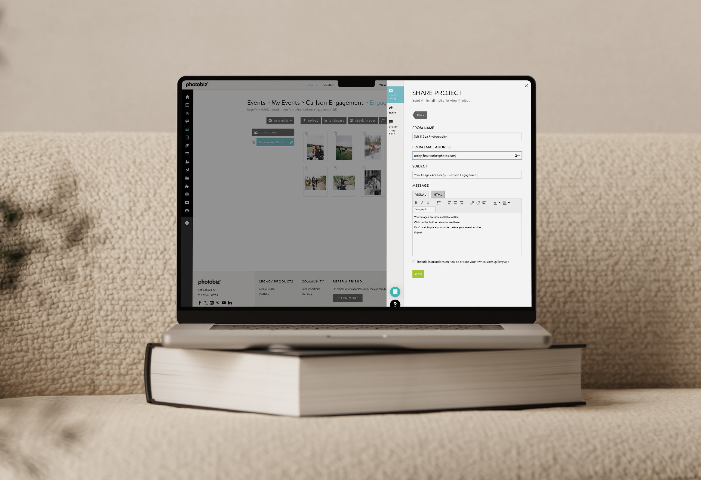 Streamline Your Photography Business With PhotoBiz’s New Email Invites ...