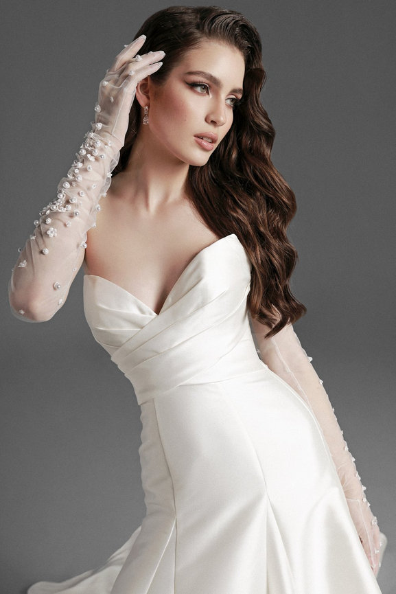 princess polly baby blue dress Bridal Sweaters and More Chic Winter Looks for a Wedding in the Snow main image 0