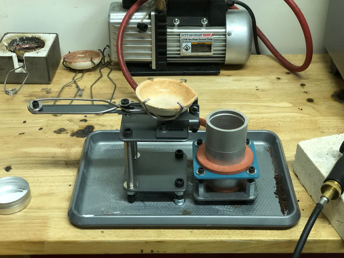 Pouring System Tiny Vacuum Table DIY Castings