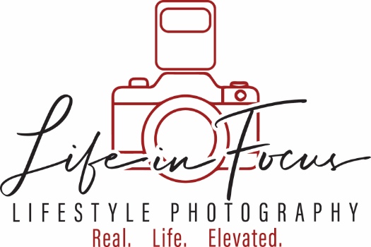 Life in Focus Lifestyle Photography Logo