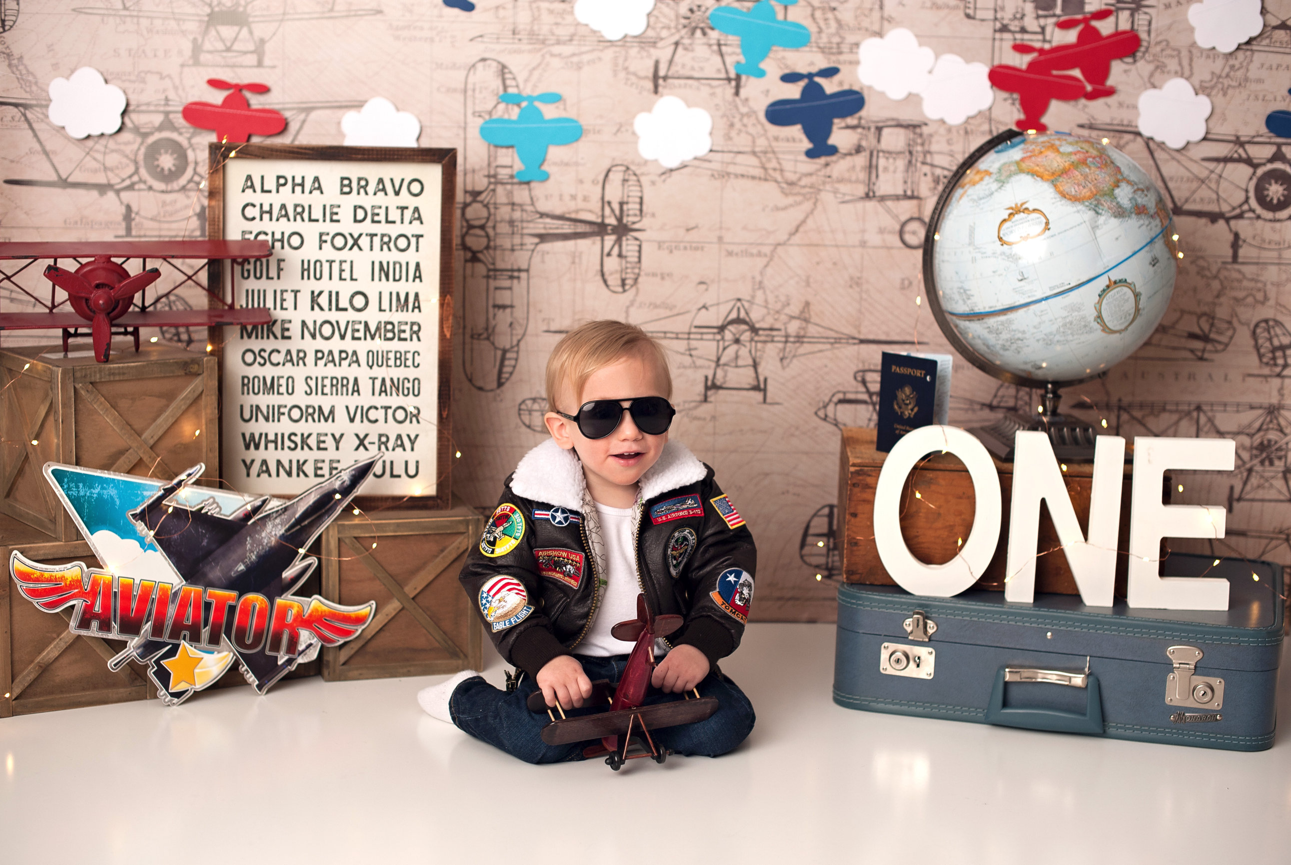 A Top Gun Cake Smash Salt Lake City Utah Cake Smash Photographer
