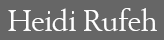 Heidi Rufeh Logo