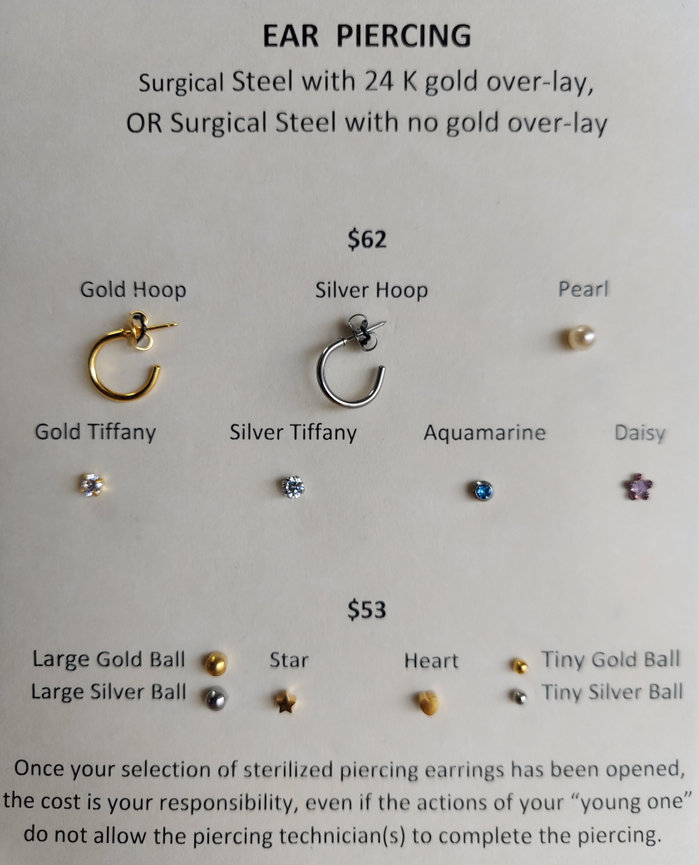 Walk in body on sale piercing near me