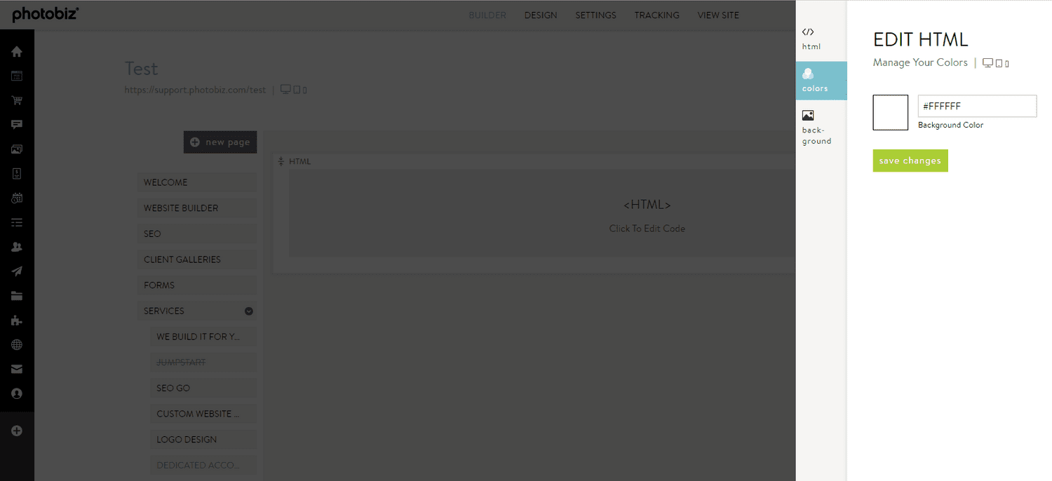 How To Use HTML Blocks - PhotoBiz Knowledge Base