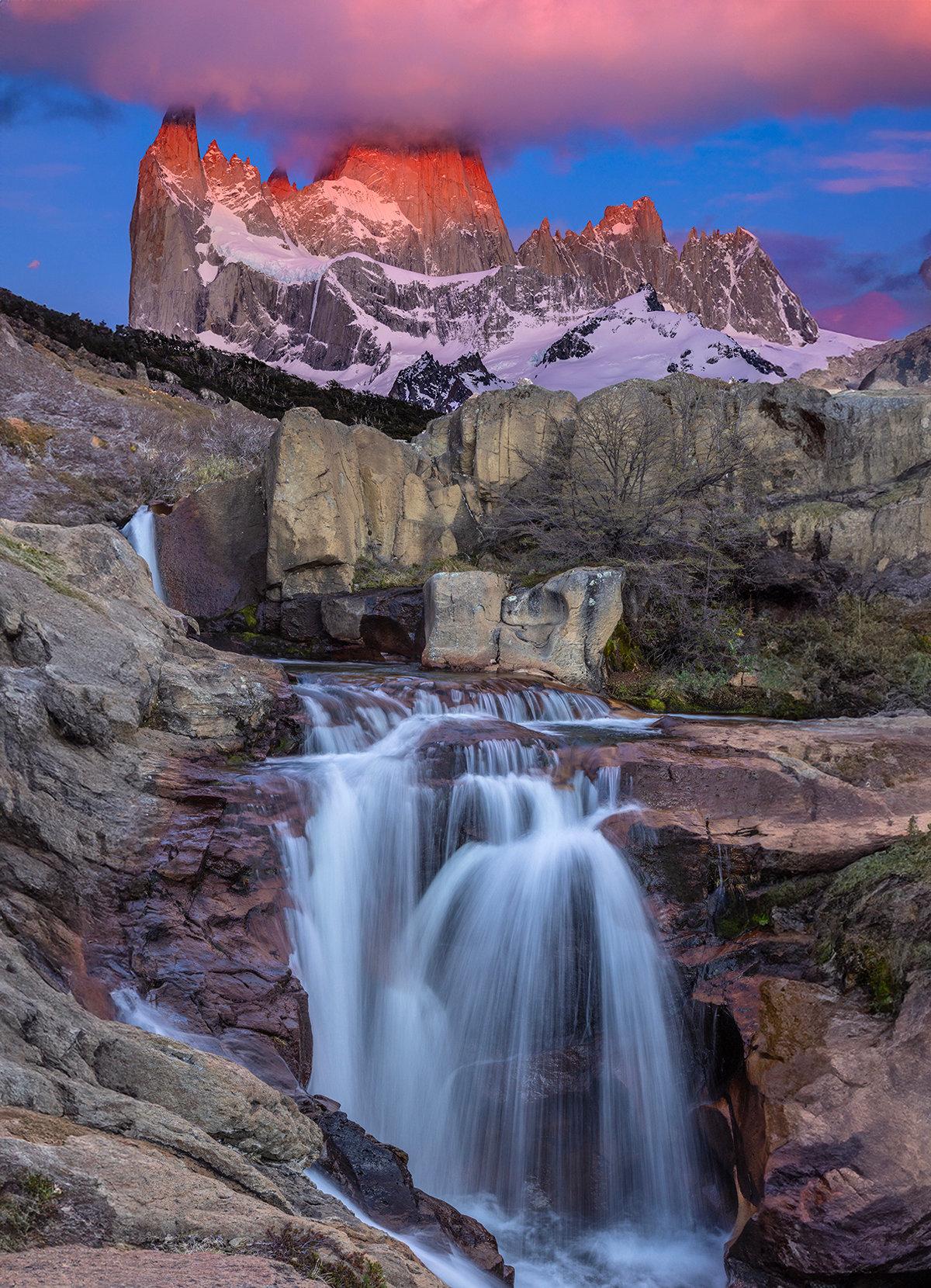 Sunrise light on Fitzroy Jim Zuckerman photography & photo tours