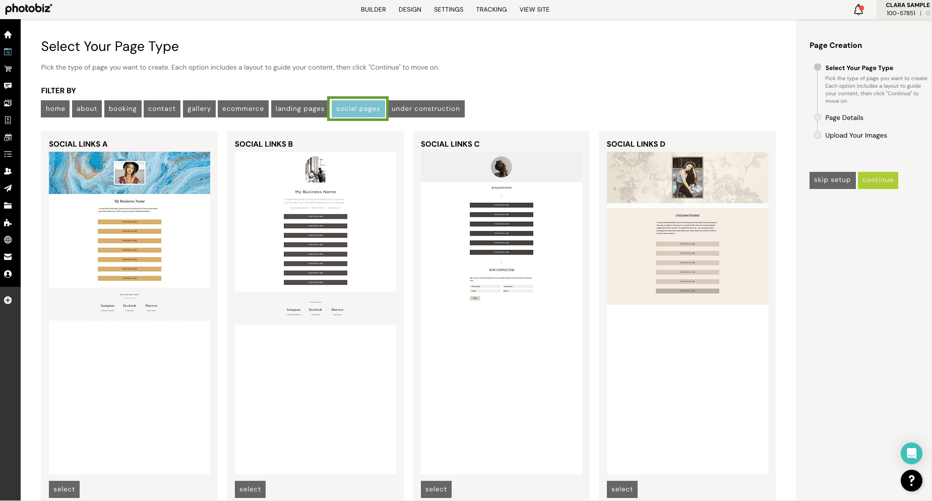 How to Create a Linktree Style Website Landing Page - PhotoBiz ...