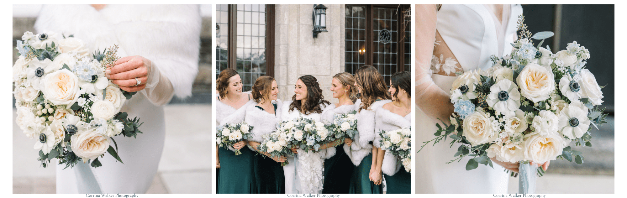 Winter Bridal Bouquets, image size:2000x632