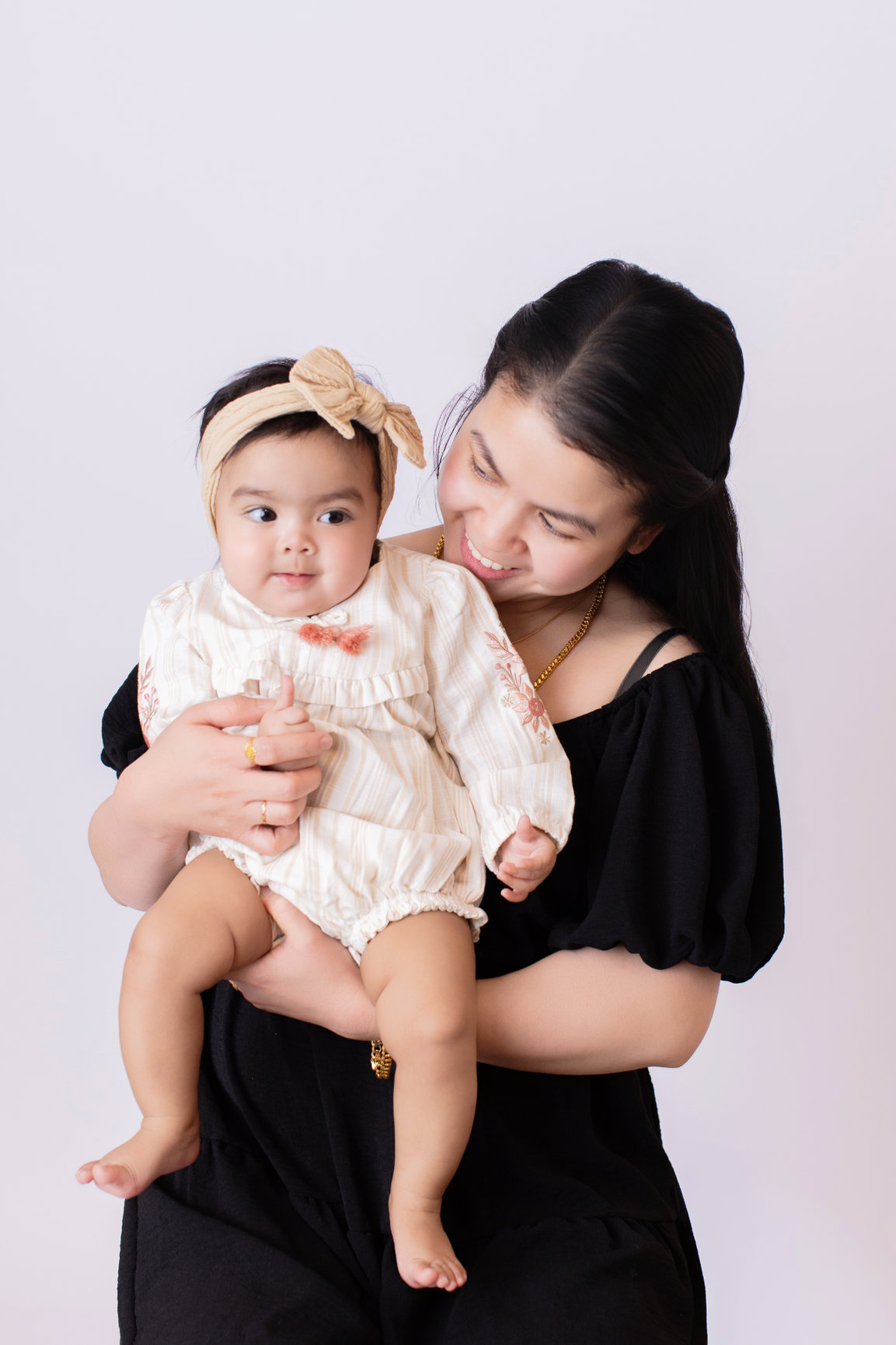 Calgary baby milestones photography lilac fur and cream half way to one Milestones II session photo 14