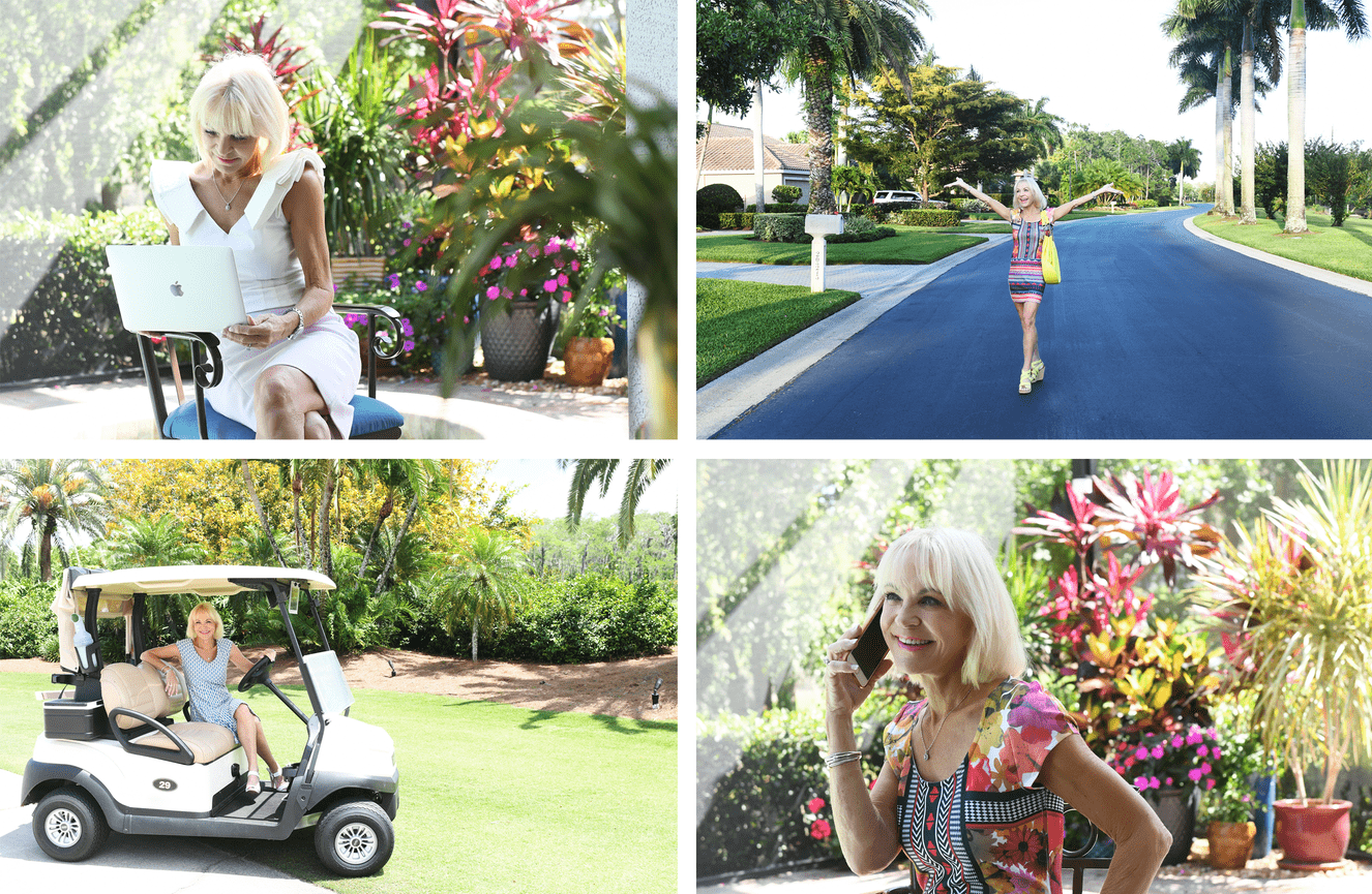 Kliks Photography outdoor branding photos of realtor Missey Weatherly in Ft. Meyer, Florida.