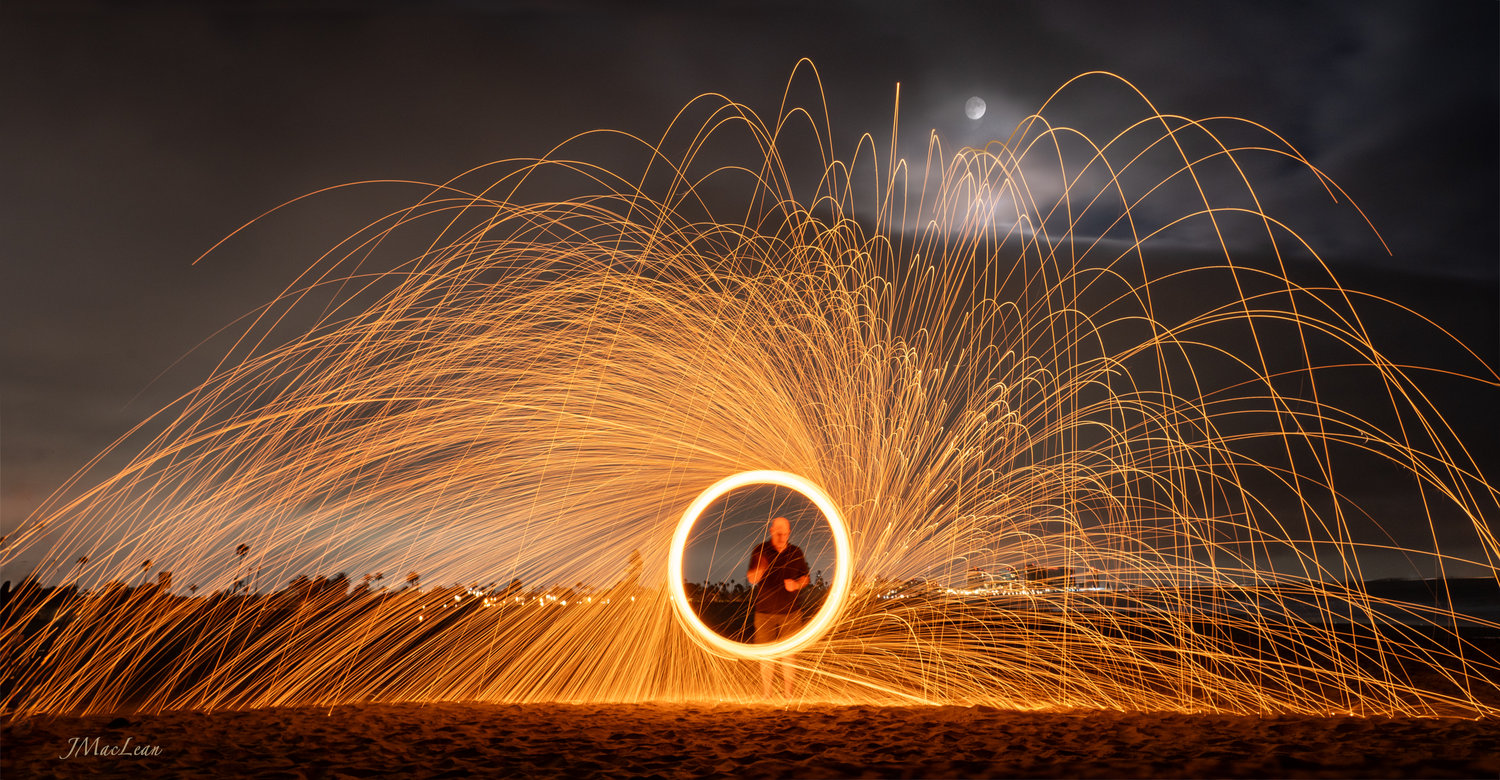 Ken Hofheinz exhibits light painting at PPSDC Photo Walk