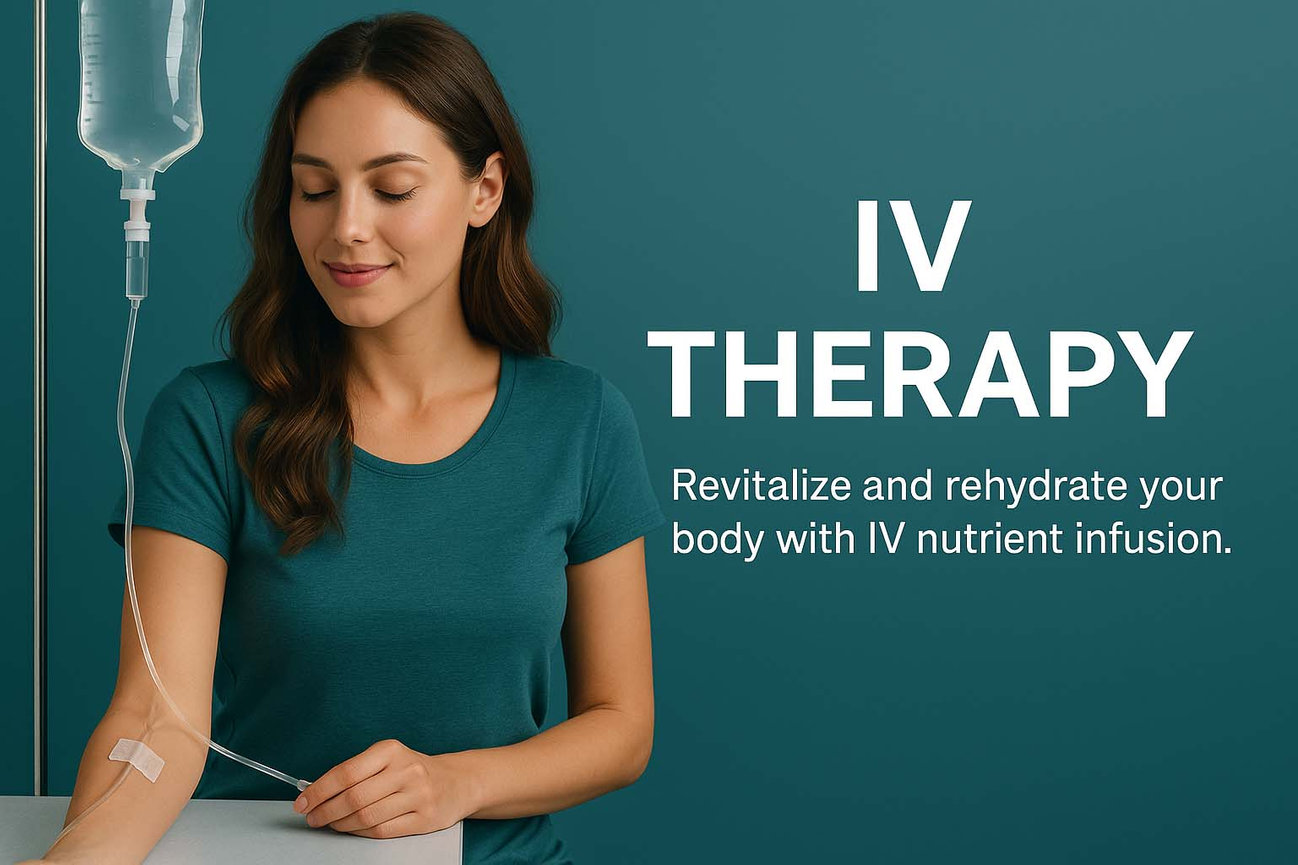 IV therapy treatments for hydration, energy, and wellness at Glow Health and Wellness in Destin, Florida