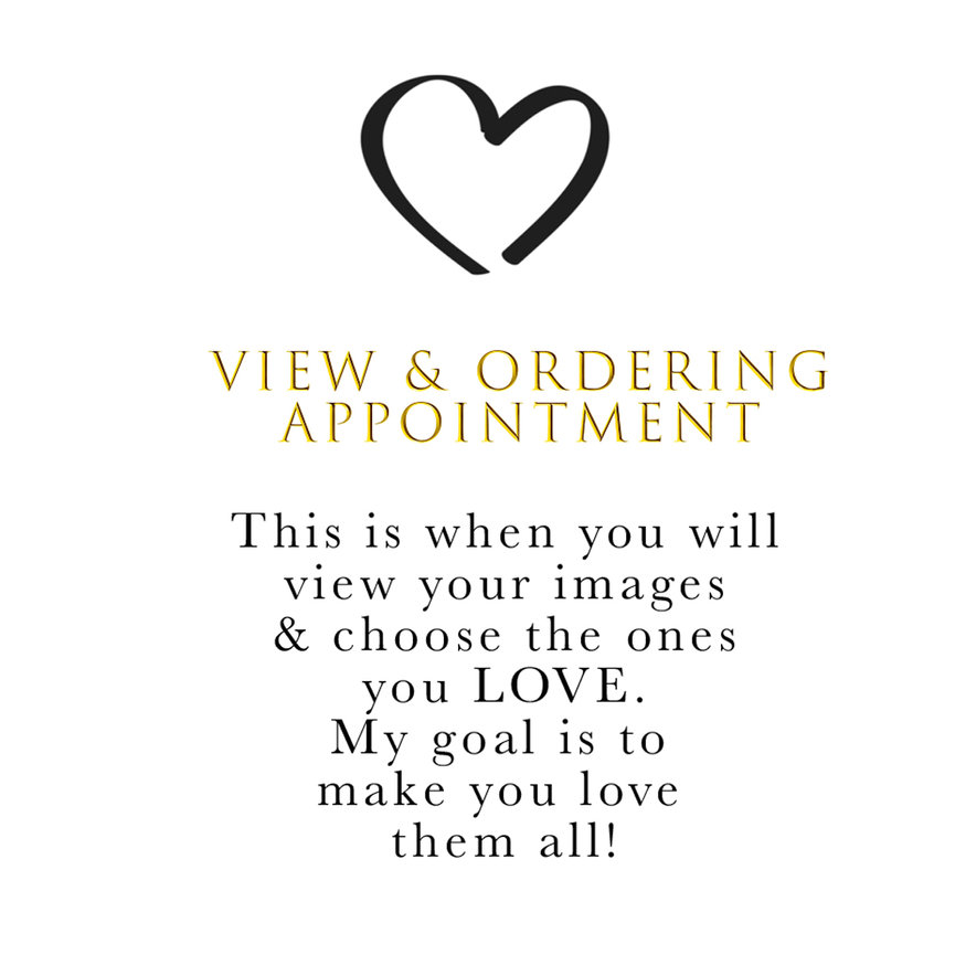 View and Ordering appointment with Jami Scull Photography
