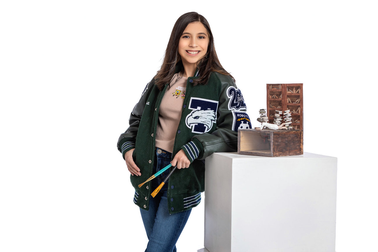 Senior portrait of a Fort Worth girl.