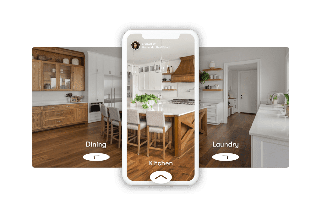 Buyer viewing Zillow 3D Tour