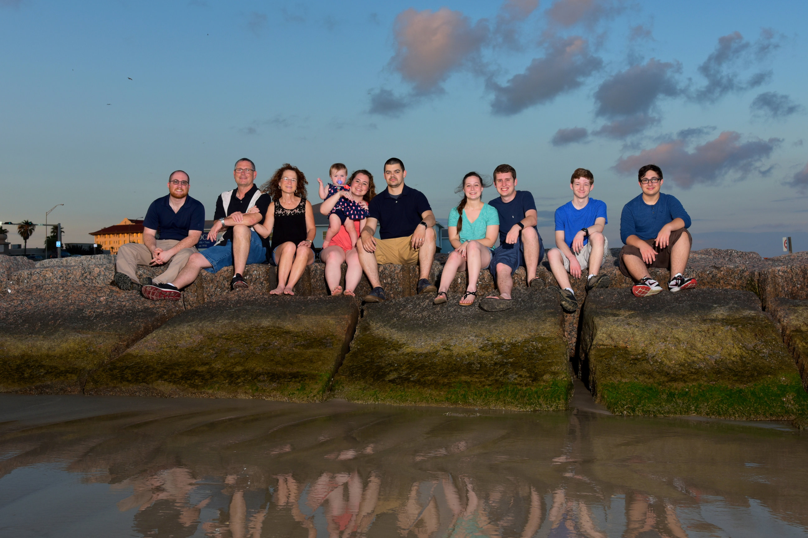 Family portrait, Galveston, Texas