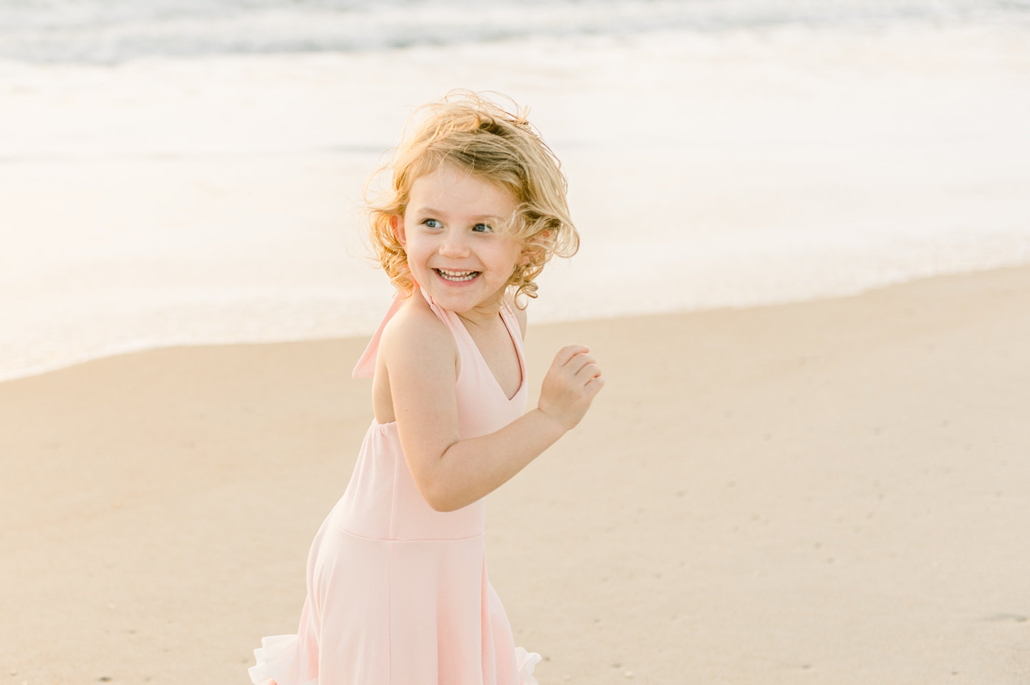 child portrait on Saint Augustine Beach, St. Augustine child photographer