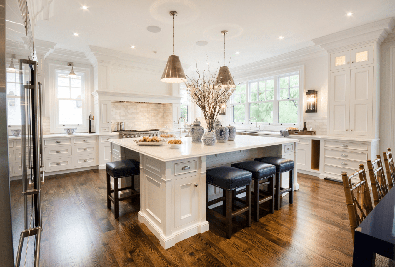 Kitchen Floors Hardwood Vs Tile Bloomsbury Fine Cabinetry Inc